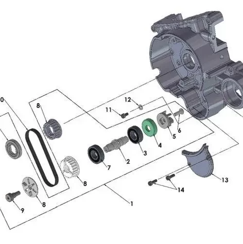 Engine – Water Pump 2017 Cobra CX50 P3