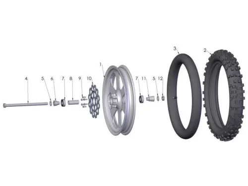 Front Wheel 2015 Cobra CX50 KING