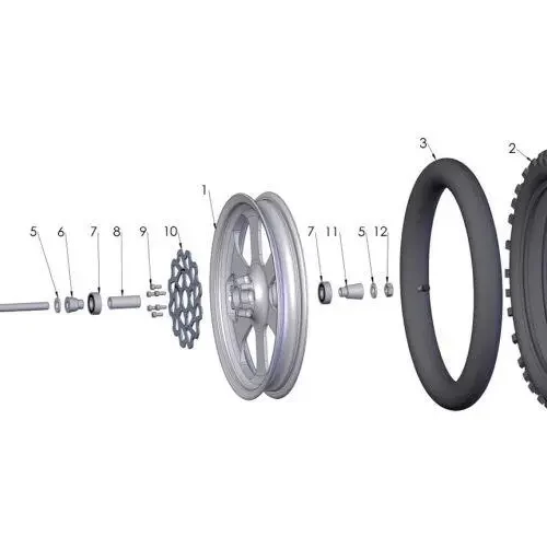 Front Wheel 2017 Cobra CX50 FWE