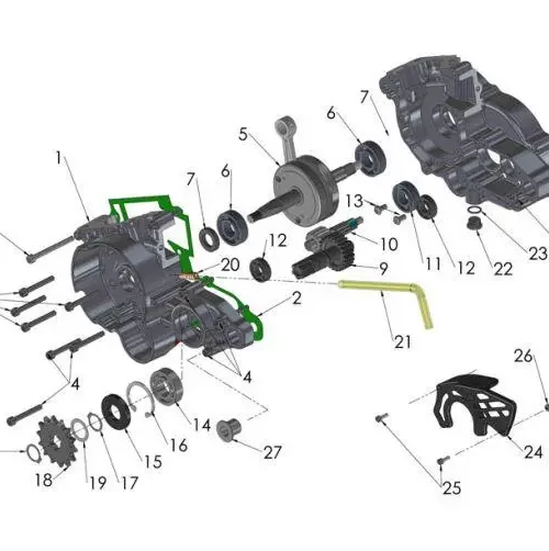 Engine – Transmission 2016 Cobra CX50 FWE