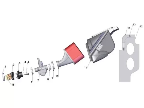 Airbox and Inlet System 2014 Cobra CX50 JR