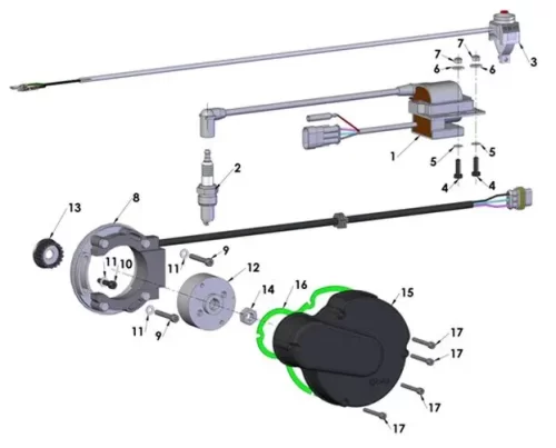 Electrical System 2016 Cobra CX50 JR