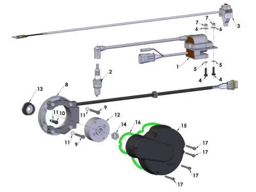 Electrical System 2014 Cobra CX50 JR