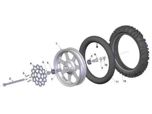 Front Wheel 2015 Cobra CX50 JR
