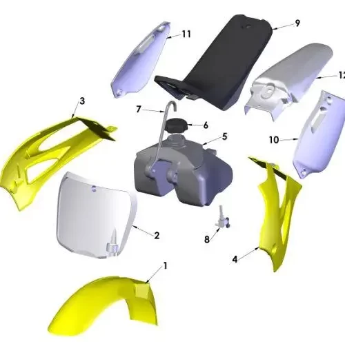 Plastic Bodywork 2014 Cobra CX50 JR