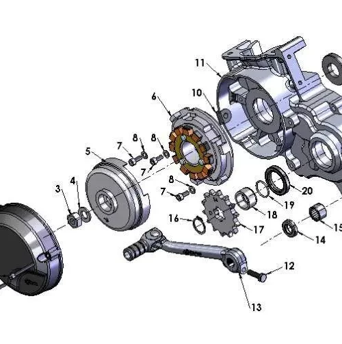 Engine – Ignition Side 2015 Cobra CX65