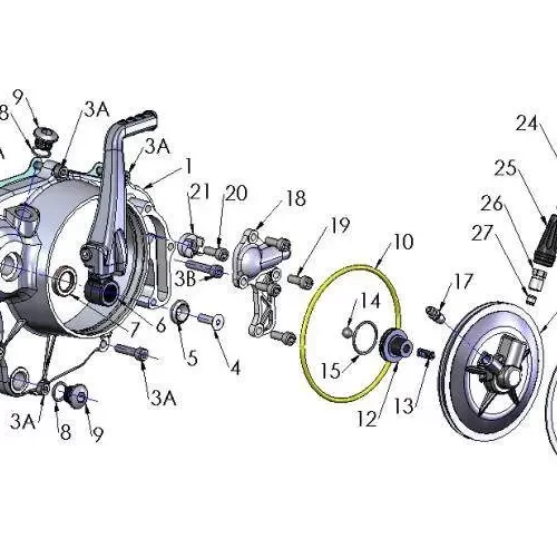 Engine – Clutch Kick Cover 2014 Cobra CX65