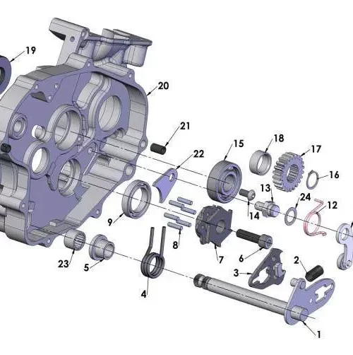 Engine – Shift Mechanism 2014 Cobra CX65