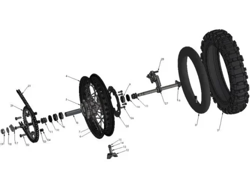 Rear Wheel 2015 Cobra CX65