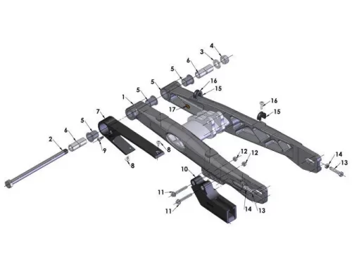 Swingarm 2015 Cobra CX65
