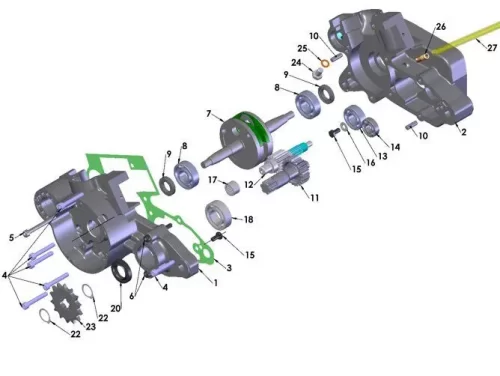 Engine – Transmission 2014 Cobra CX50 JR - Image 2