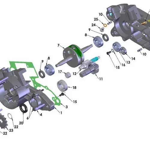 Engine – Transmission 2016 Cobra CX50 JR