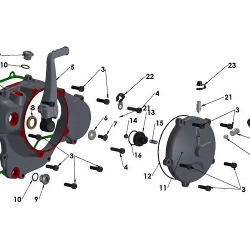Engine – Clutch Kick Cover 2015 Cobra CX65