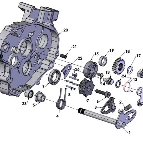 Engine – Kick Mechanism 2015 Cobra CX65