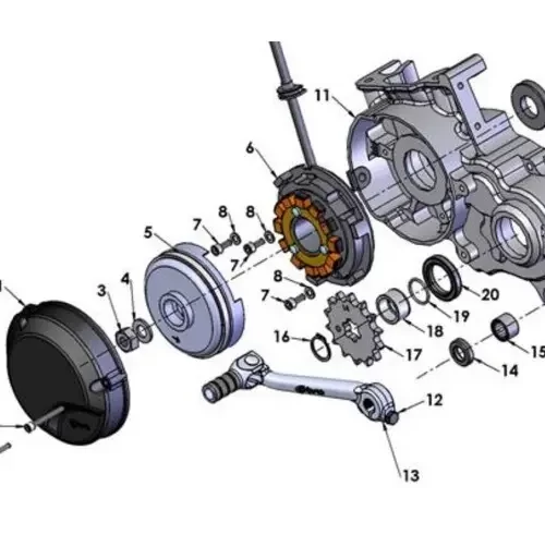 Engine – Ignition Side 2014 Cobra CX65