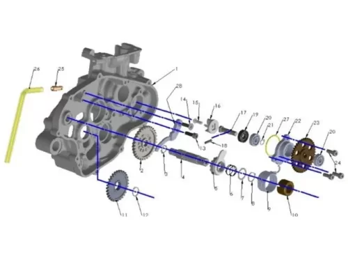 Engine – Kick Mechanism 2020 Cobra CX65 - Image 2