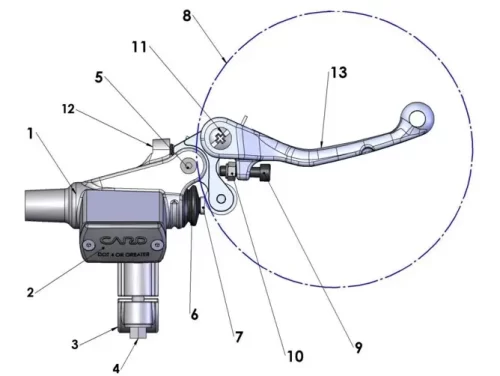 Front Brake MC 2021 Cobra CX65