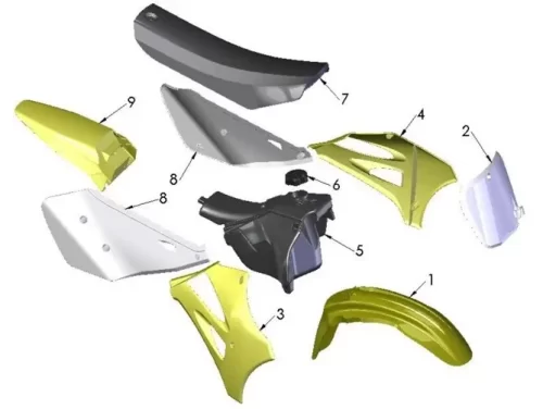 Plastic and Seat 2021 Cobra CX65