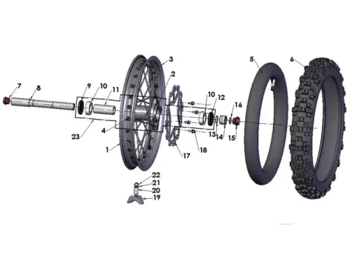 Front Wheel 2023 Cobra CX65