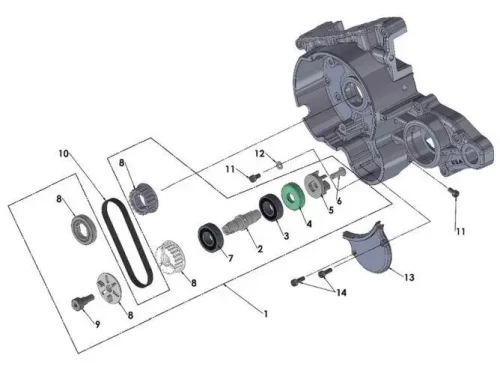 Engine – Water Pump 2022 Cobra CX50 FWE