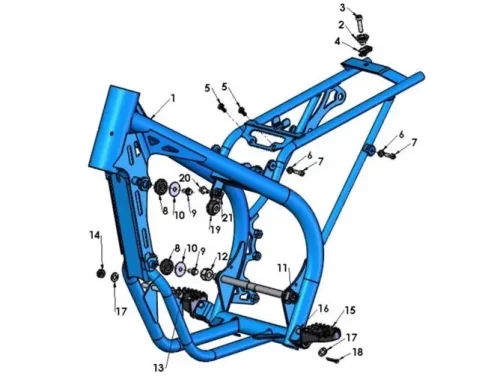 Frame 1 – 50cc 2019 Cobra CX50 FWE