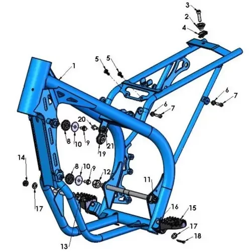 Frame 1 – 50cc 2020 Cobra CX50 FWE