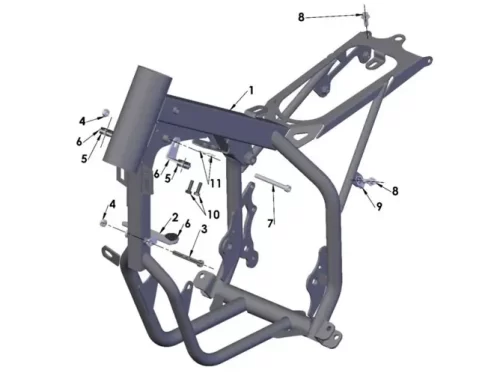 Frame 2 – 50cc 2019 Cobra CX50 JR