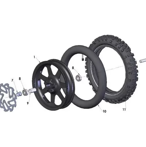 Front Wheel 2019 Cobra CX50 JR